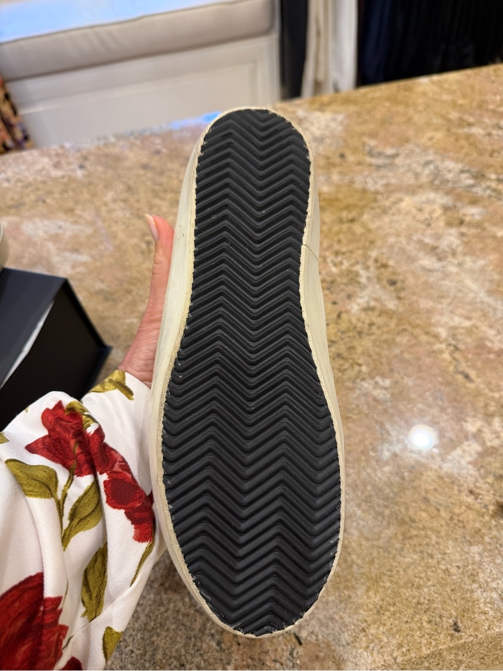 Golden Goose Crystal Leather low top superstar sneaker - Picture 5 of 6